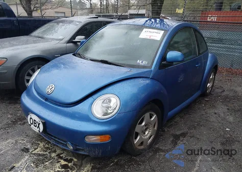 1998 Volkswagen New Beetle from USA, damaged, VIN 3VWBB61C0WM018998